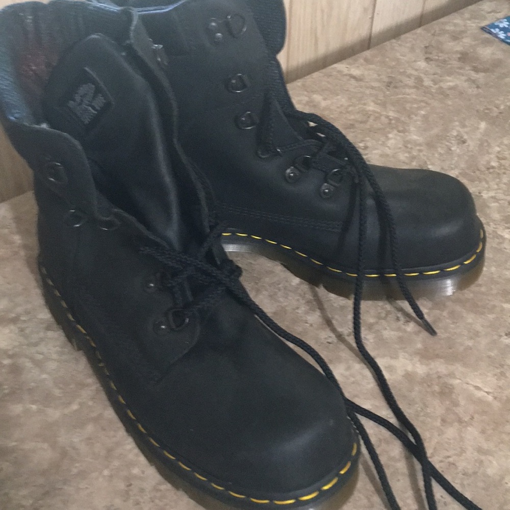 Dr Martens steel toe boots